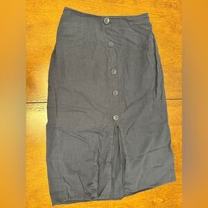 SHEIN Button-Down Midi Skirt